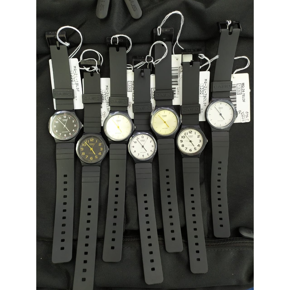 Jam Tangan Unisex Analog Karet Casio MQ-24-7Bldf/ MQ-24-1B2ldf/ MQ-24-7B2ldf/ MQ-24-1Bldf/ MQ-24-9Eldf/ MQ-24-7e2ldf/ MQ-24-7eldfOriginal (Box)