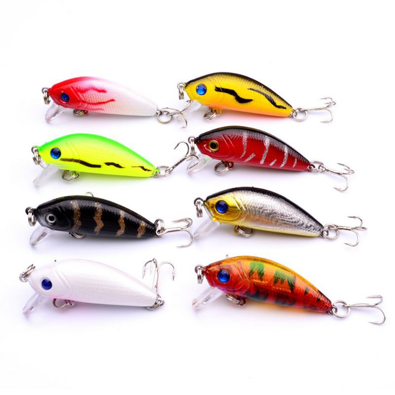 Umpan pancing lure minnow ultralight fishing 5cm 3.6gr import hard bait proberos