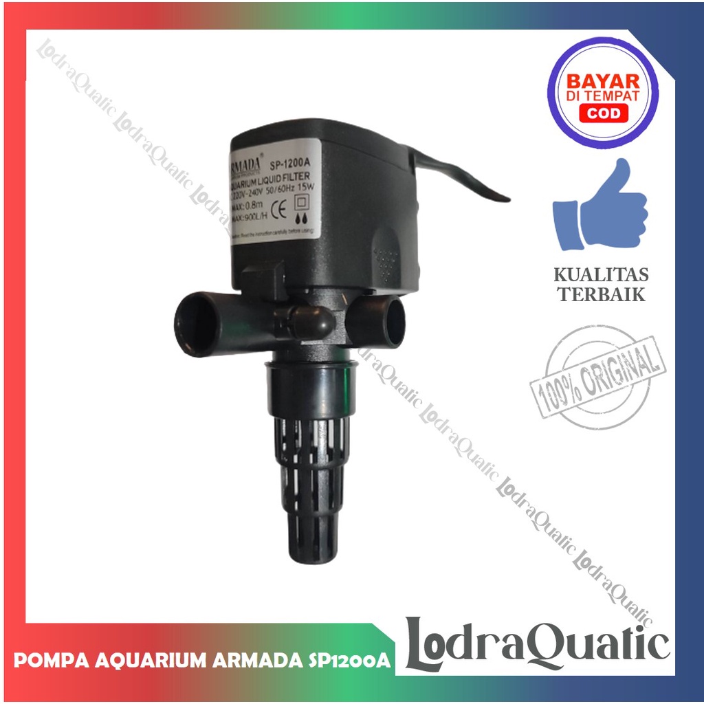 POMPA CELUP AQUARIUM ARMADA 1200 A POWERHEAD MESIN FILTER AQUARIUM POMPA AQUARIUM MINI POMPA AQUARIUM 1200 POMPA CELUP AQUARIUM POWER HEAD AQUARIUM FILTER AQUARIUM FILTER AQUASCAPE POMPA AIR 1200WATER PUMP POMPA AIR AQUARIUM ARMADA