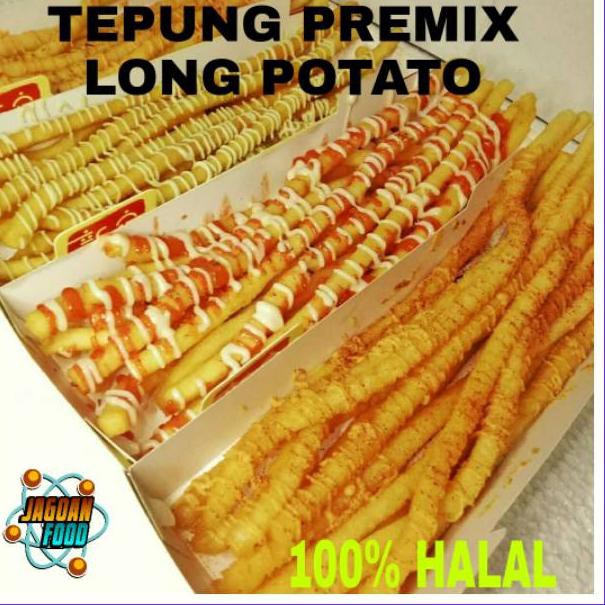 

SUPER SALE 500 gram TEPUNG PREMIX LONG POTATO KENTANG PANJANG 100% HALAL ORGANIK DAN LEZAT, 100% BER