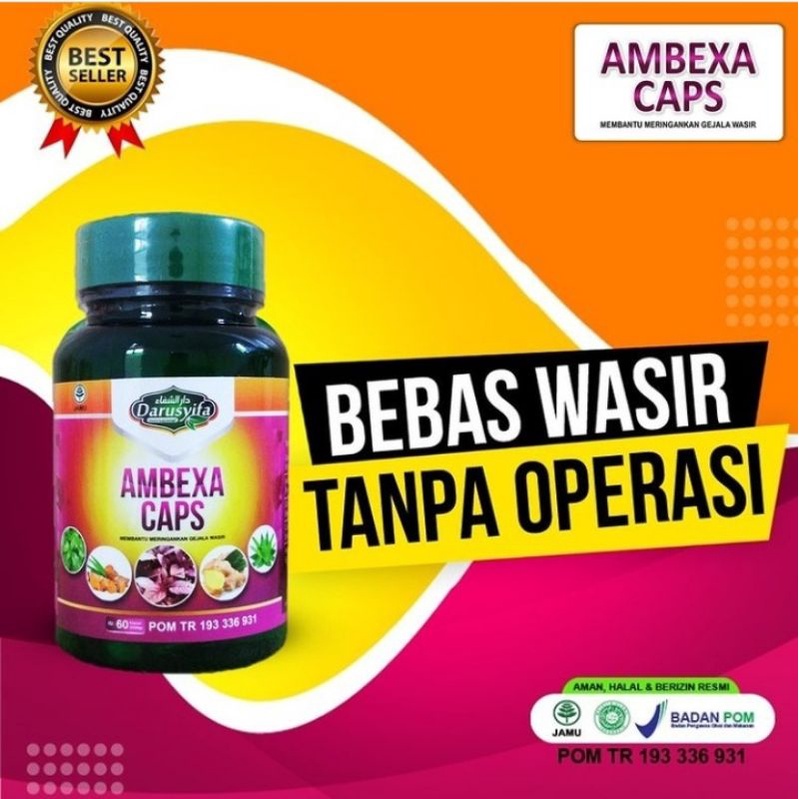 [1000%original]AMBEXA CAPS CARA TERAMPUH ATASI WASIR DAN AMBIEN AMBEYEN ABIEN TANPAM OPERASI DAUN UN