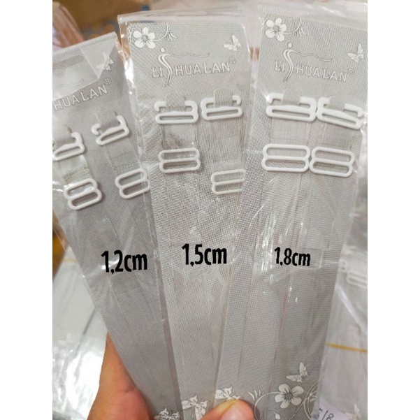 tali bra transparan tebal  / tali bh bening / tali bra bening tebal / bra strap transparent
