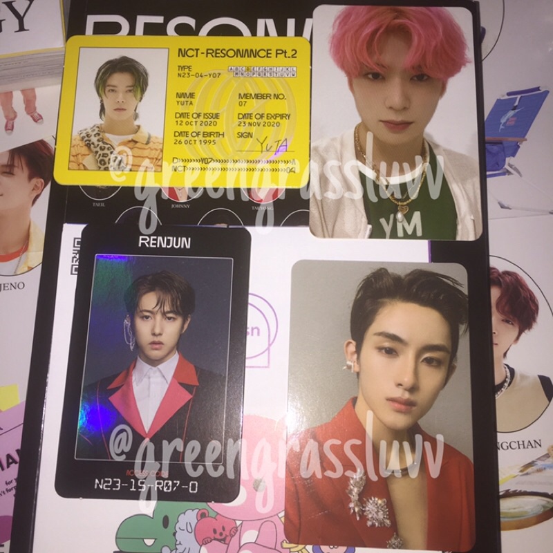 PC Winwin arrival, Access card Renjun, PC Jaehyun departure, ID card Yuta
