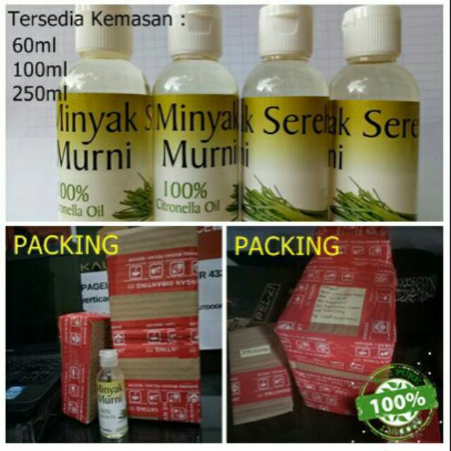 Minyak Sereh Wangi Murni 1 lt