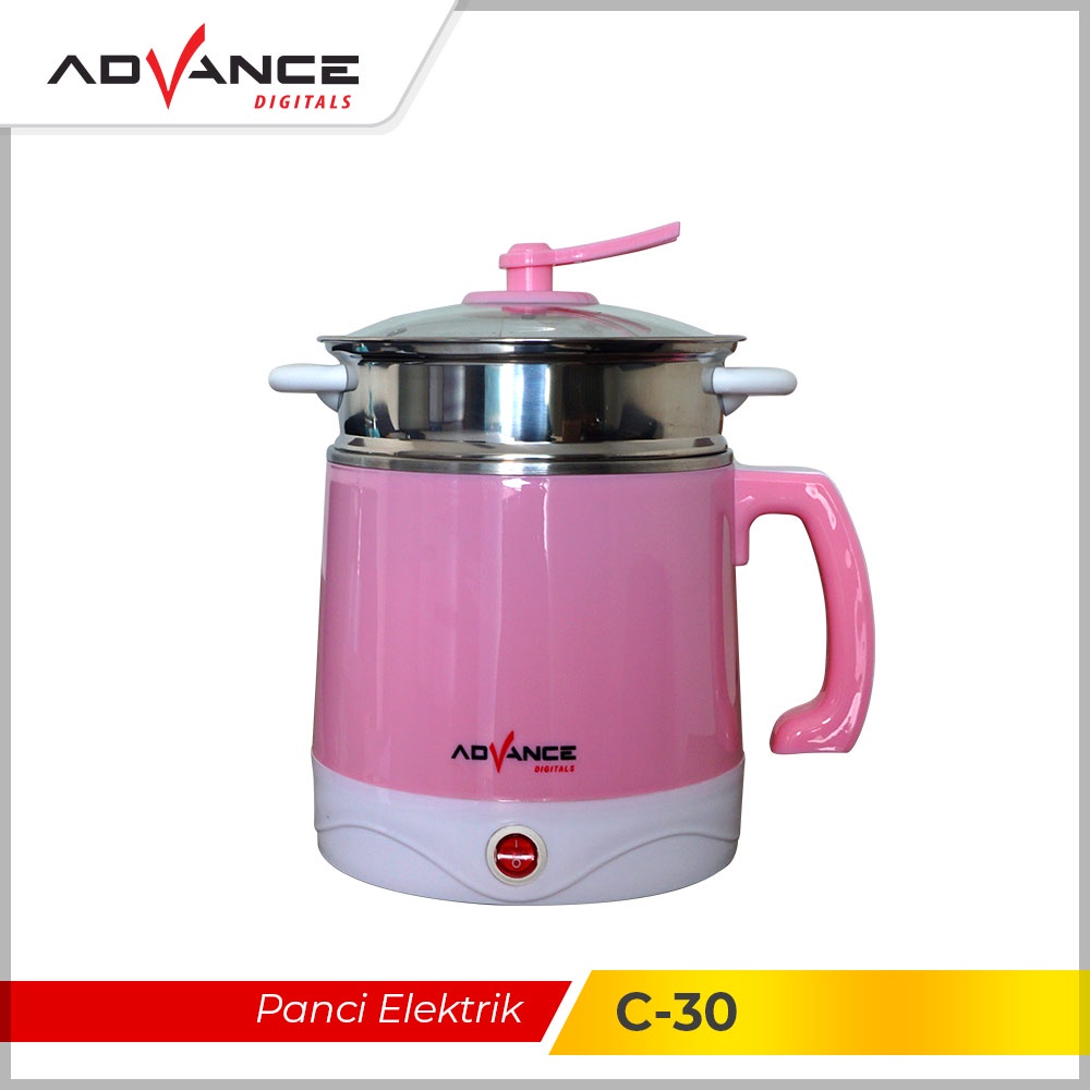 Advance 2L Panci Elektrik Warm Steamer Multifungsi C30 Garansi 1 tahun