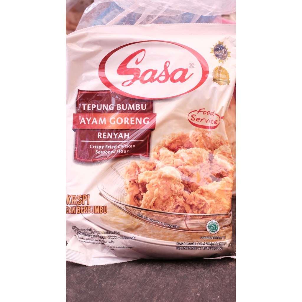 

Sasa Tepung Bumbu Ayam Goreng Renyah 900gr