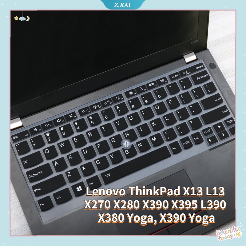 Skin Silikon Cover Pelindung Keyboard Komputer Untuk Lenovo ThinkPad X13 L13 X270 X280 X390 X395 L390 X380 Yoga zk