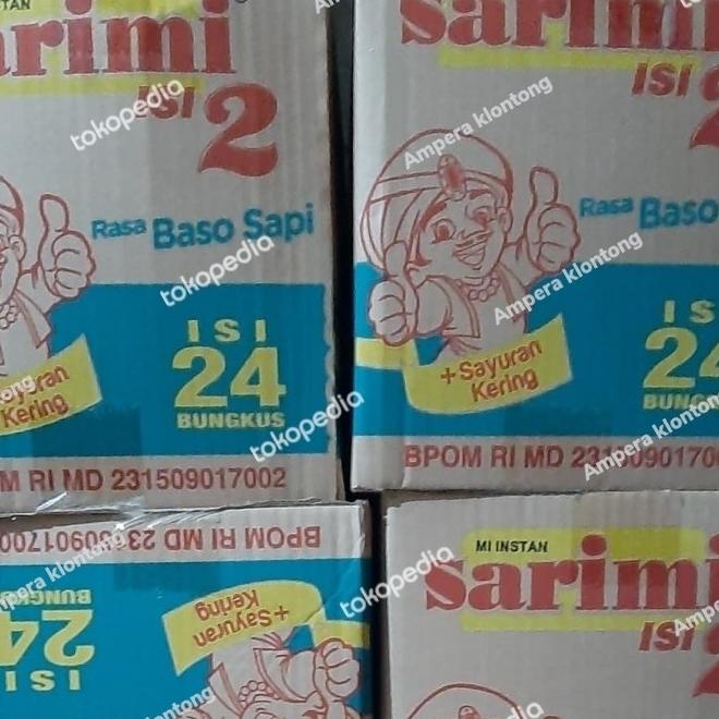

SARIMI ISI 2 RASA AYAM BAWANG/SOTO/BASO 1 DUS (24 PCS)