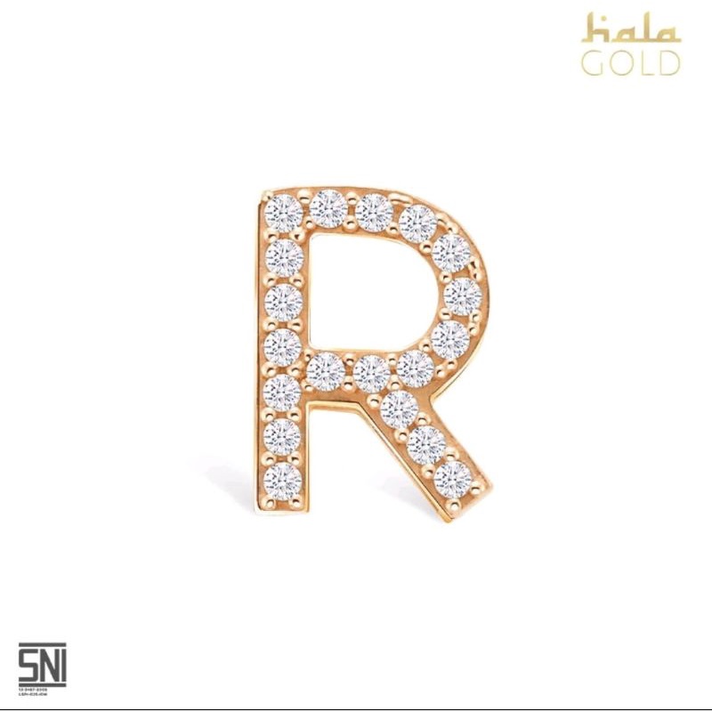 Liontin hala R elegant