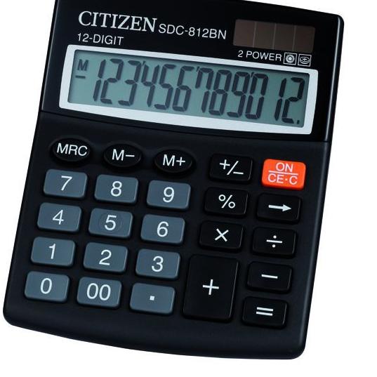 

Menarik.. Kalkulator 12 Digit Angka CITIZEN SDC 812 - Calculator Digital