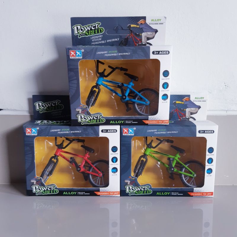 Diecast Sepeda BMX Alloy - Mainan Miniatur Finger Bike Koleksi Bicycle