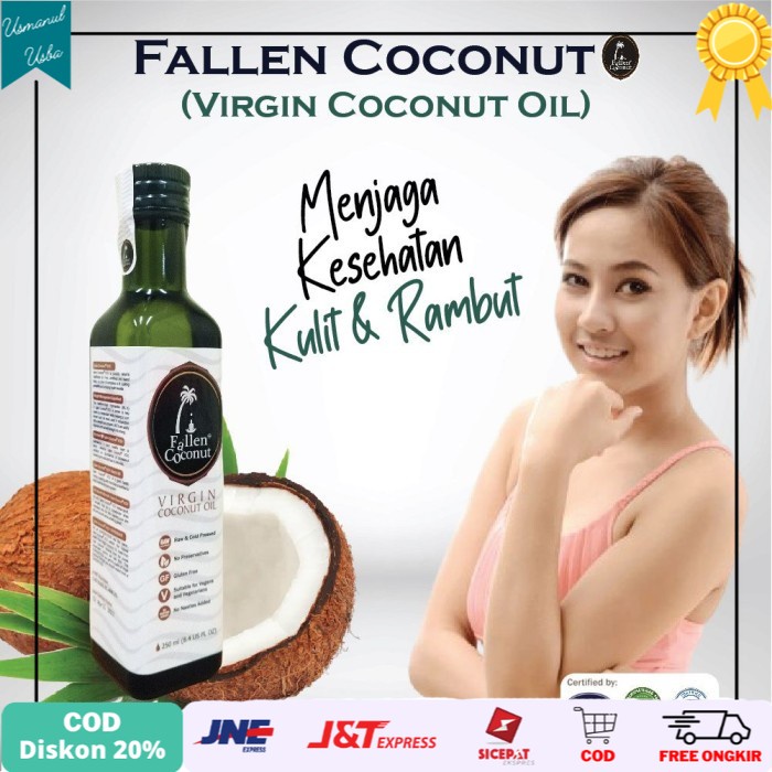 

◾COD◾ VCO Virgin Coconut oil - Fallen Coconut (Natural VCO) 250ml