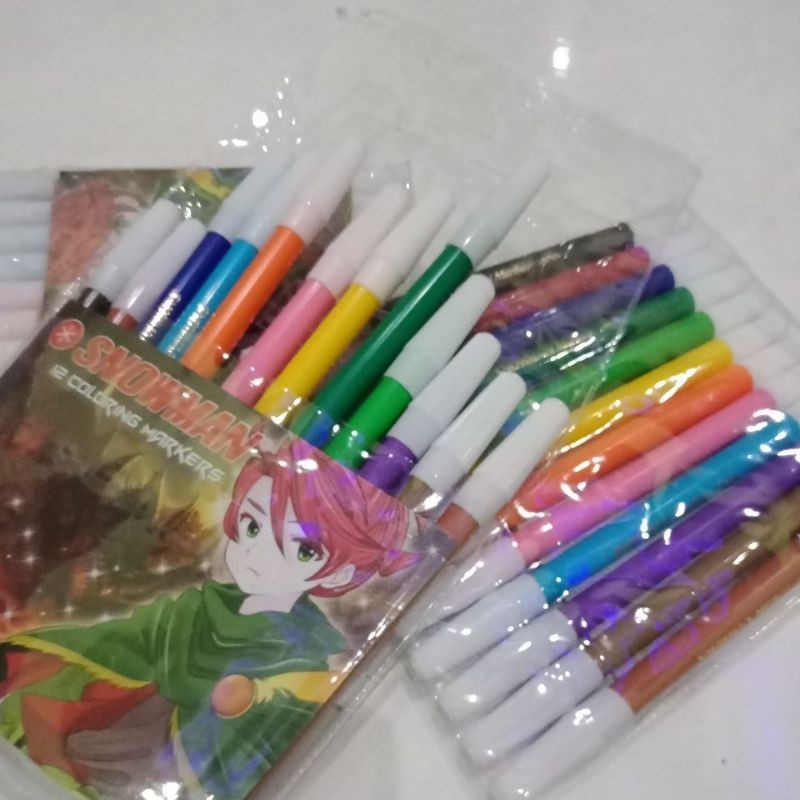 SPIDOL WARNA SNOWMAN / COLOURING MARKERS