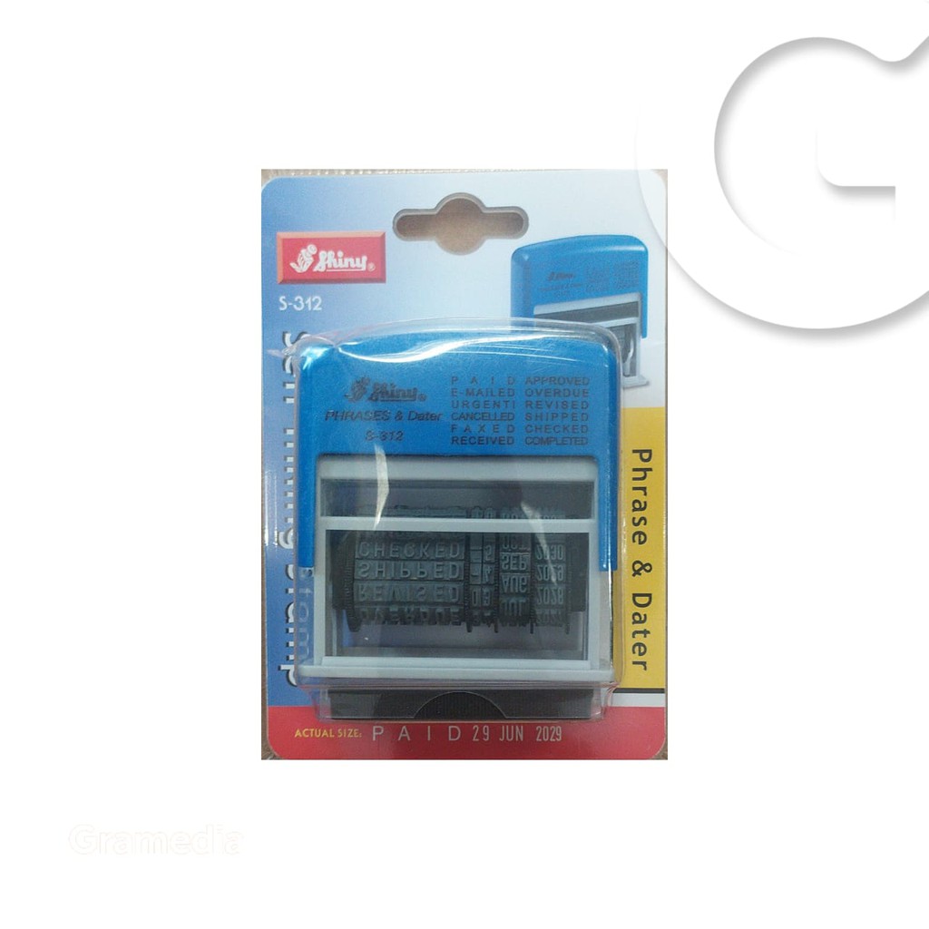 

Gramedia Gorontalo - Shiny Stamp S 312 Phrases Dater 312
