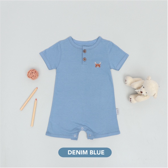 Mooi Jumper Bayi Milo Romper Baby-DENIM BLUE