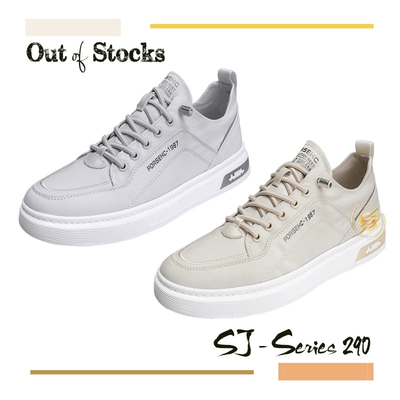 [NOOS] Sepatu Sneakers Pria Fashion Tali Elastis Series 1 Kualitas Import Premium -290