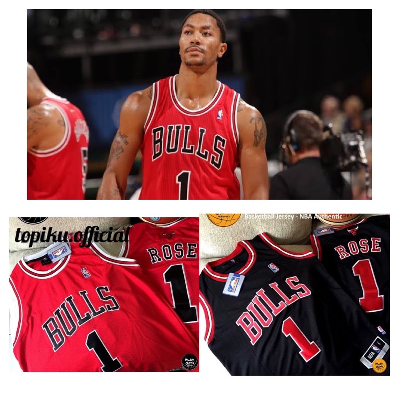 Jersey Basket Chicago Bulls Jersey Basket Nba Grade Ori Chicago Bulls Derick Rose