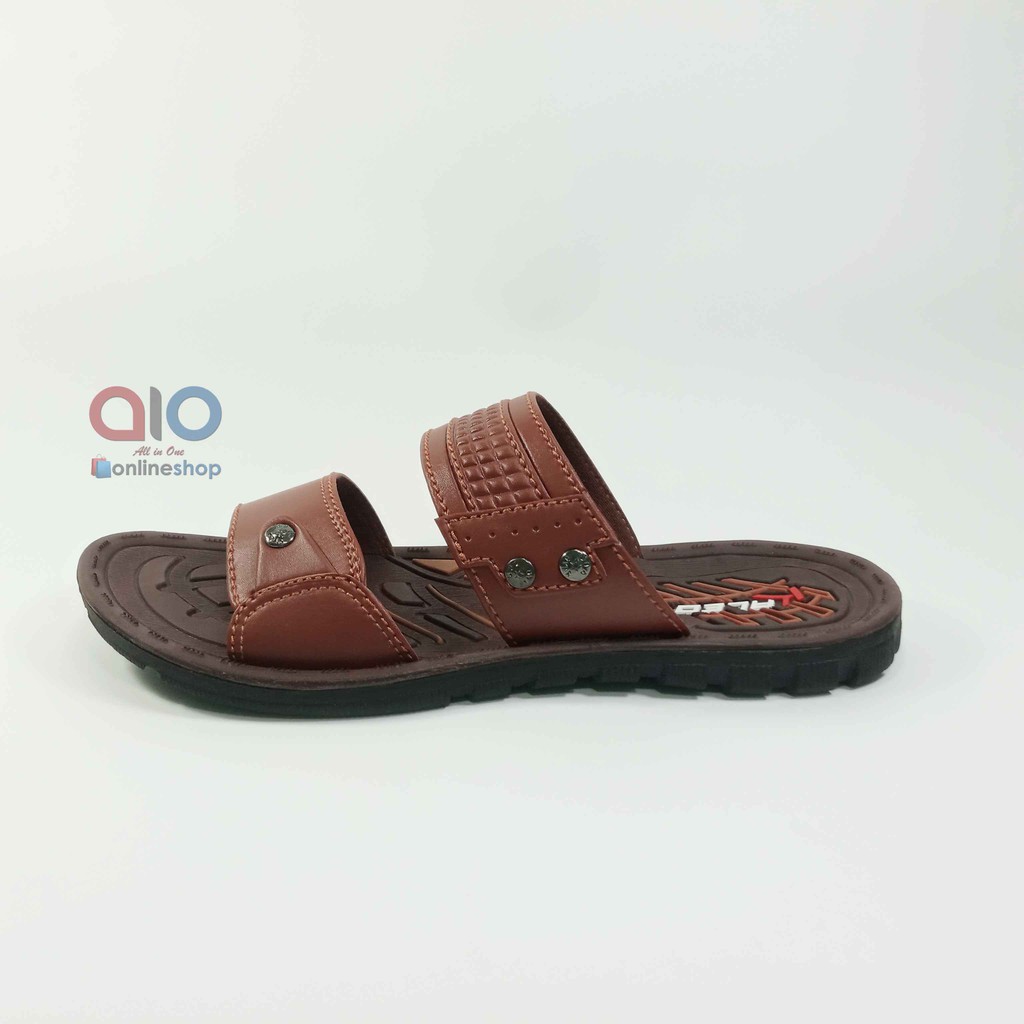 Kaleo Sandal Slop Cowok 39 - 42 Ban 2 Sendal Casual Pria Dewasa Laki KLO 28 Bahan Kulit Sintetis