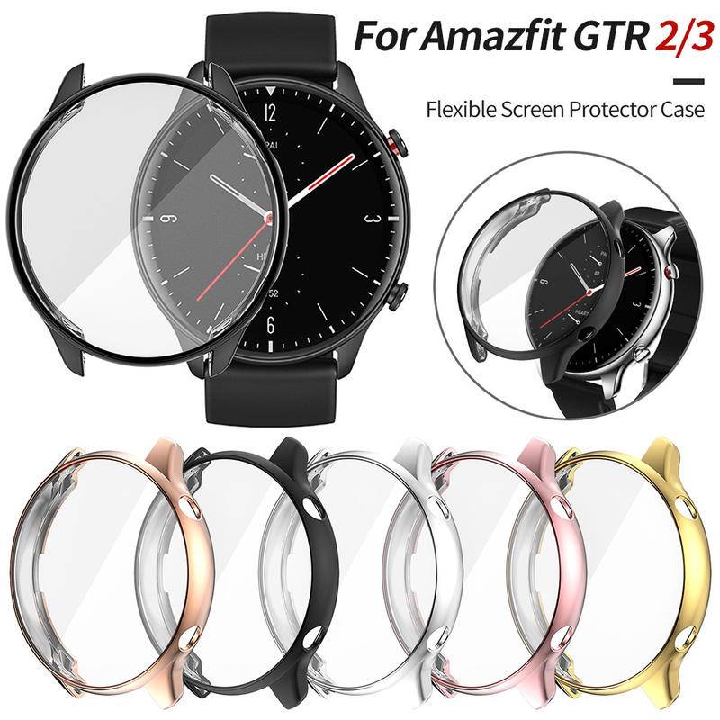 Pelindung Layar Bahan Tpu Anti Gores Flexible Untuk Huami Amazfit Gtr 2 2e 3 Pro Watch Amazfit Gtr2 Gtr2E Gtr3 Pro