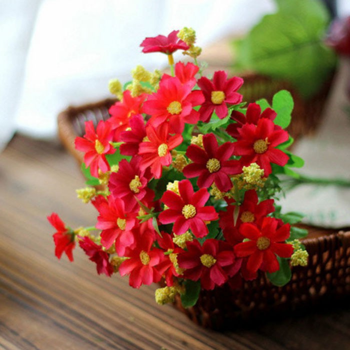 HAPPY TIME BUNGA KRISAN C28 1 TANGKAI 20 PCS BUNGA PLASTIK BUNGA ARTIFISIAL MURAH-5