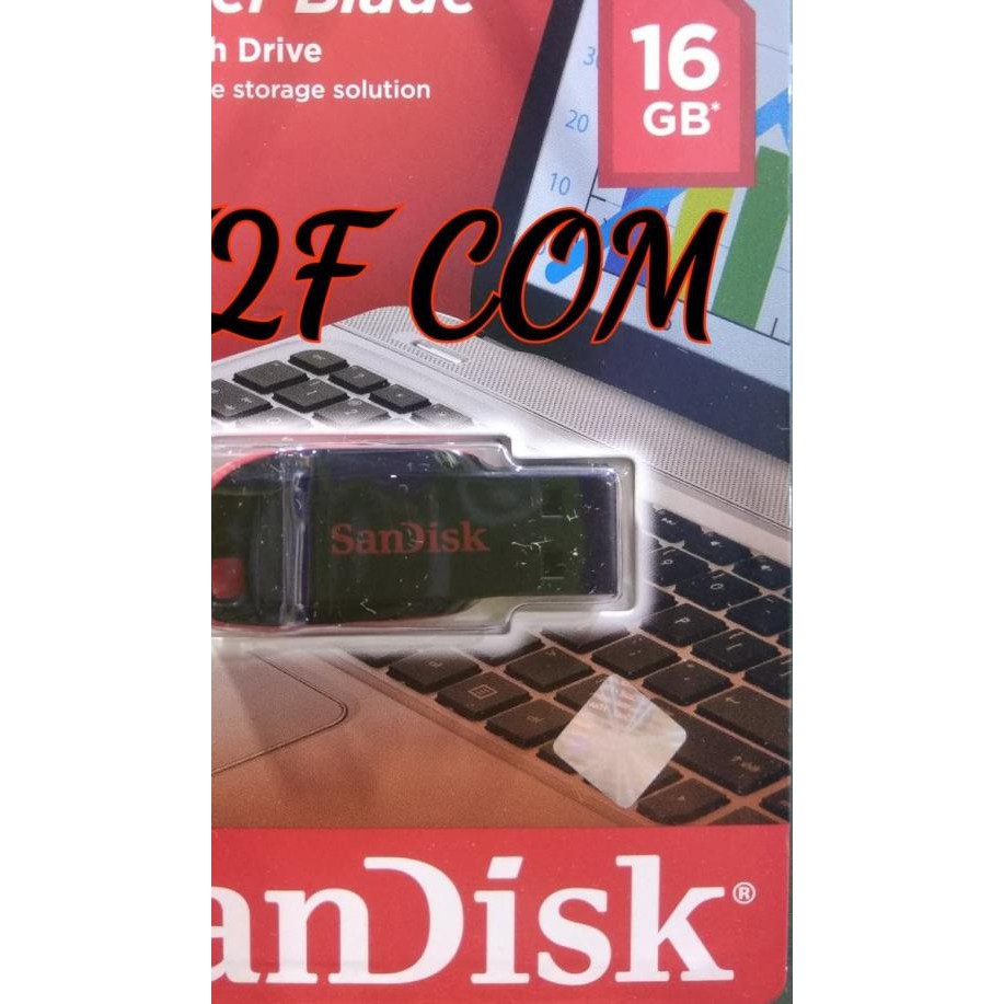 ❋ Flashdisk Sandisk Cruser Blade 16gb ✬