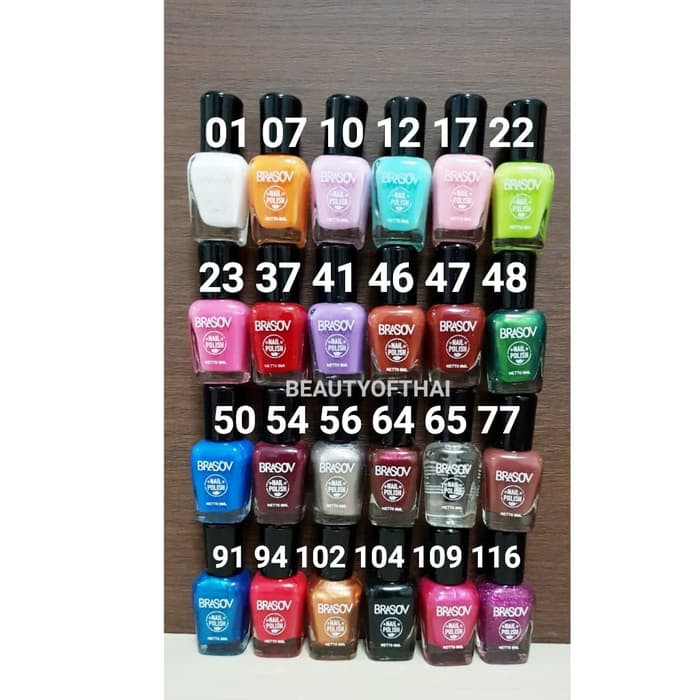  ECER 1 PCS BRASOV NAIL POLISH KUTEK 8ML BPOM Shopee 