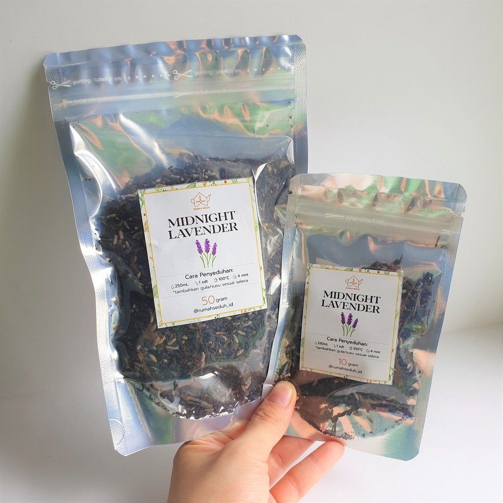 

50gr Midnight Lavender/ Lavender Black Tea/ Teh Hitam Lavender