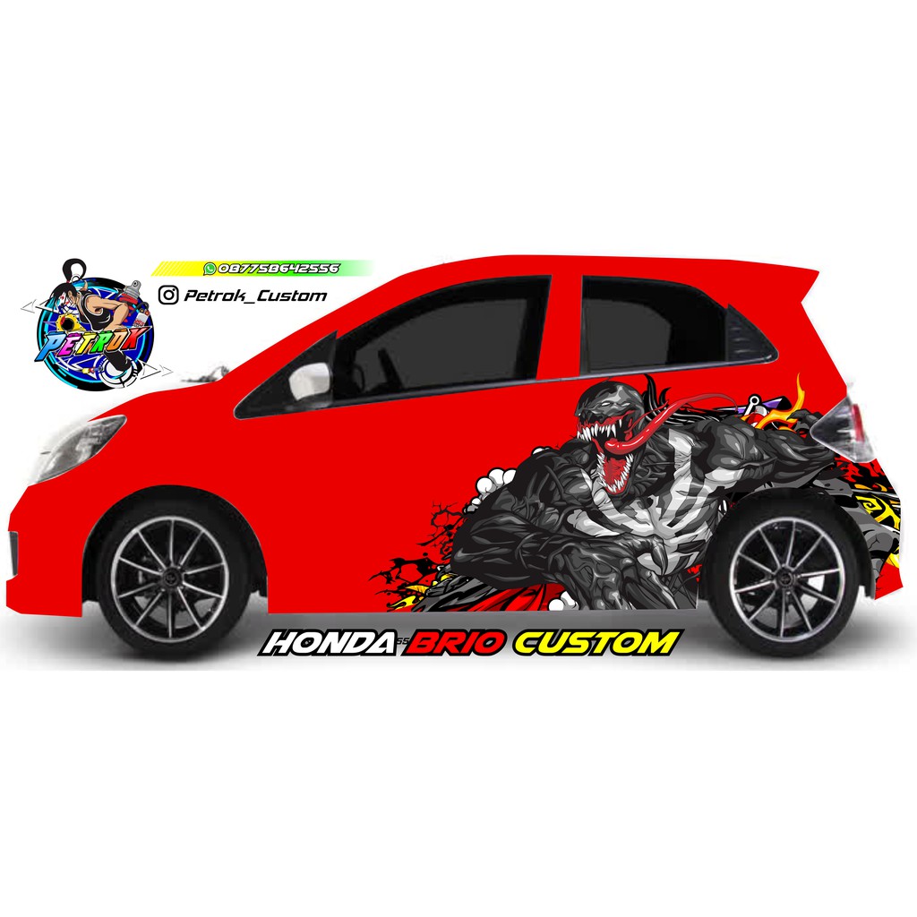 Striping Cutting Stiker Honda Brio Custom Shopee Indonesia