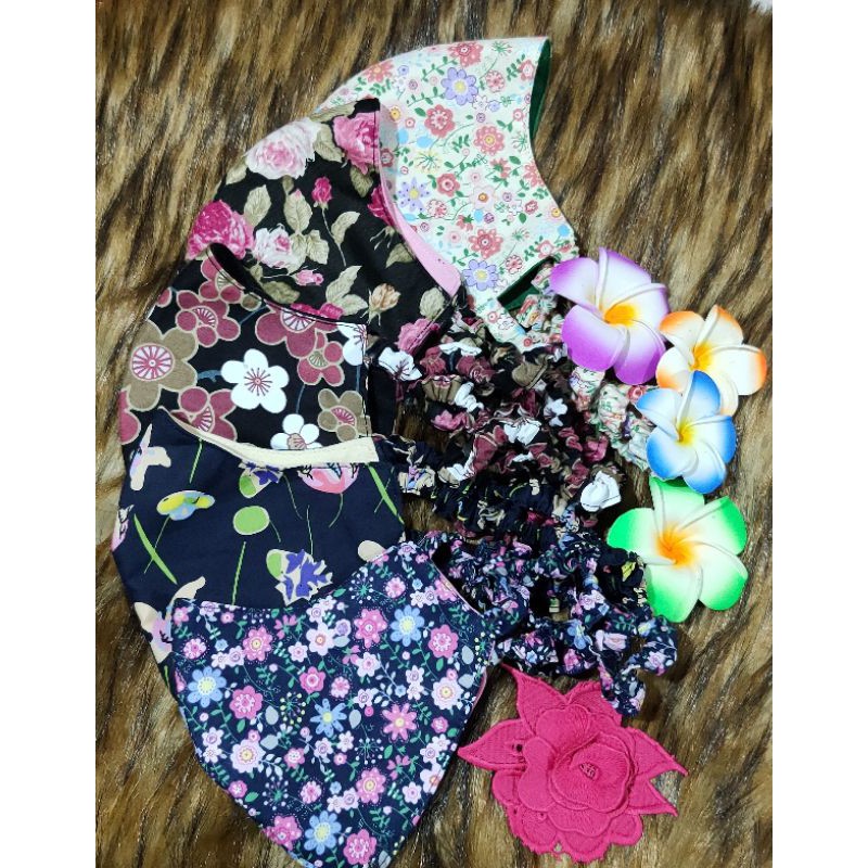 masker serut 3ply cantik katun jepang