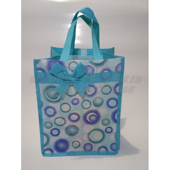 

READY STOCK Tas Berkat Khajatan Dus 20x20 BIRU MUDA