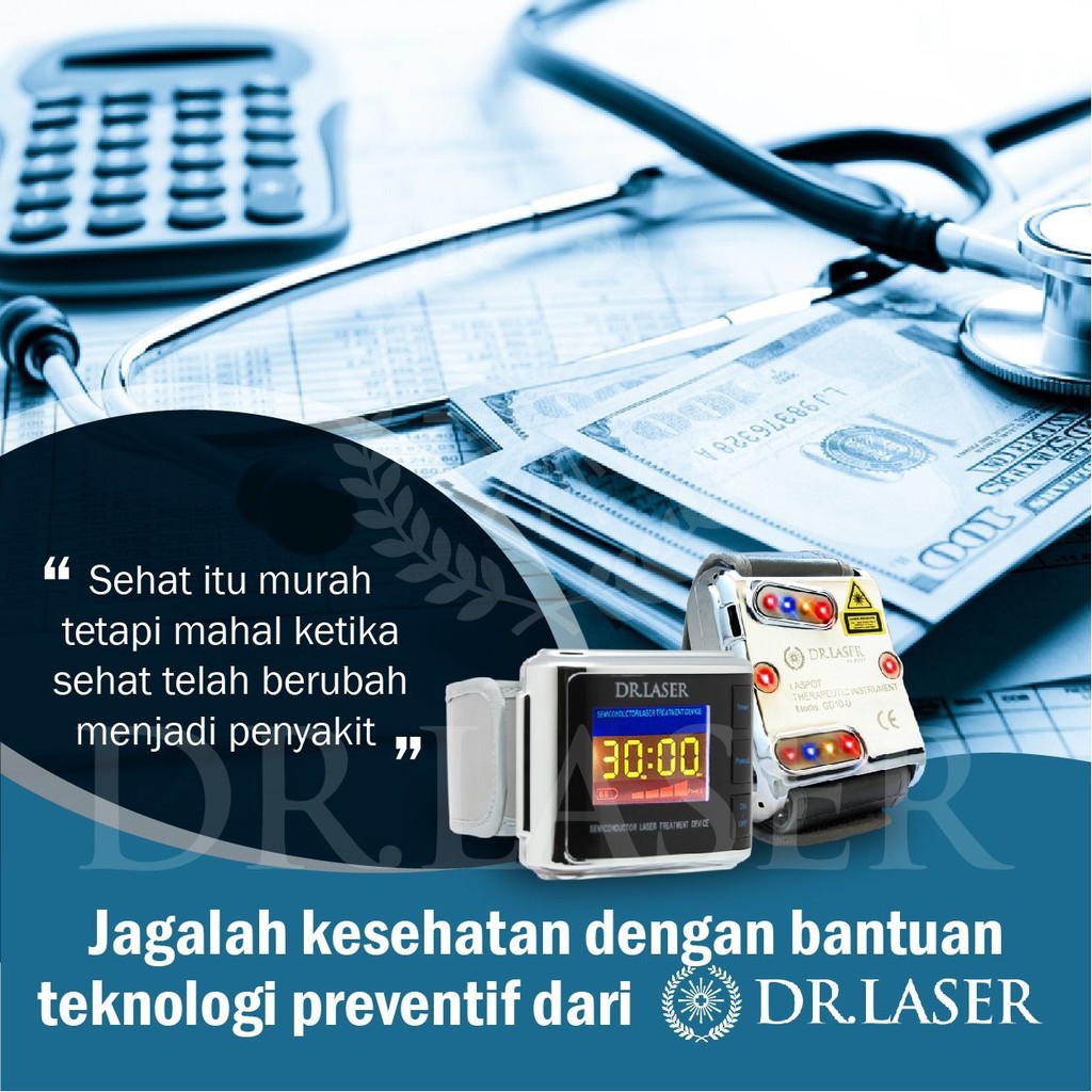 DR LASER PERFECT 10 PLUS Jam Tangan Kesehatan Terapi stroke penyakit jantung darah tinggi diabetes