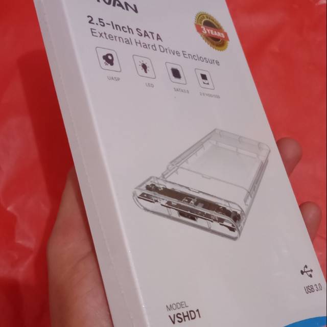 Case casing hdd ssd hardisk external eksternal usb 3 Vivan