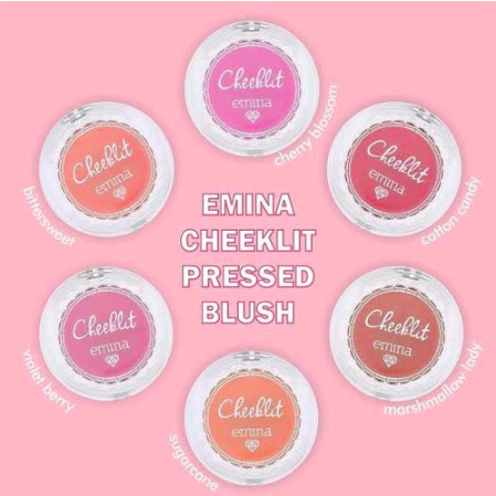 Emina Cheek lit Pressed Blush | cheeklit blush on