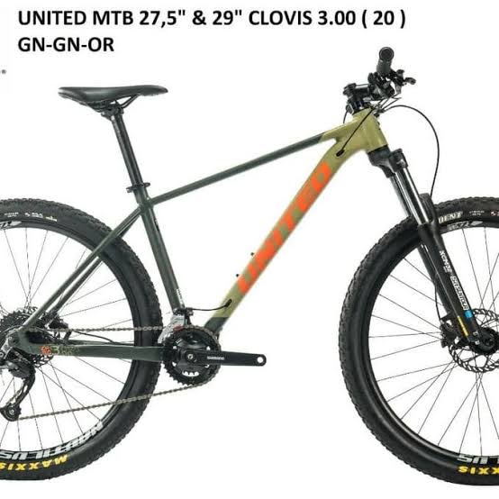 sepeda MTB gunung United clovis 3.00 mt