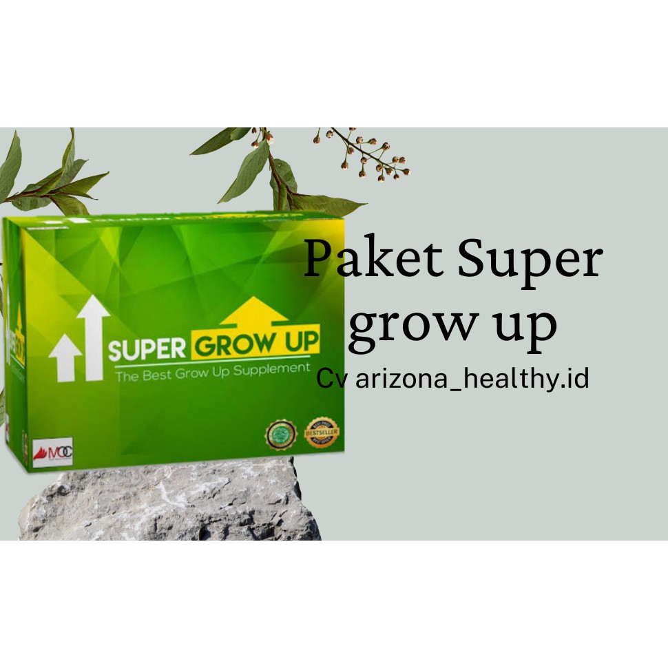 

(HARGA TURUN) paket peninggi badan susu peninggi badan Super Grow 100% AMPUH cv arizona_healhty.id