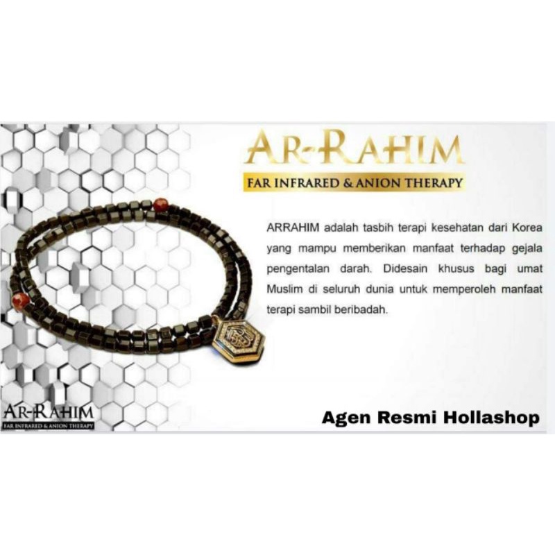 BIG PROMO ! AR-RAHIM Kalung Kesehatan - Tasbih AR RAHIM - AR - RAHIM dijamin RESMI dan ORIGINAL 100%