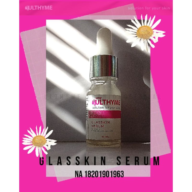 Serum Glasskin Ulthyme Skincare BPOM SERUM WAJAH