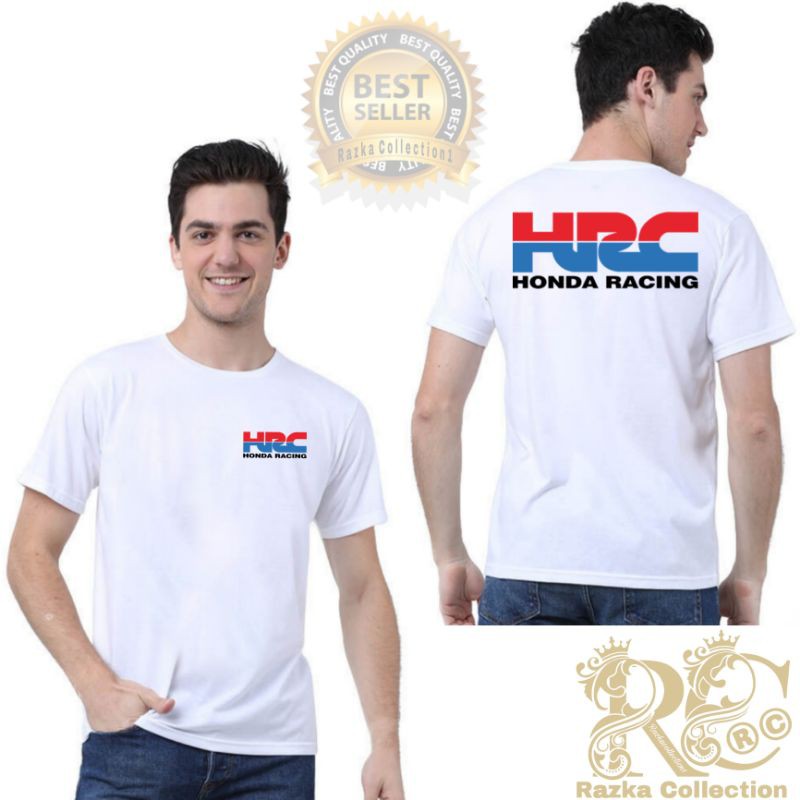 HRC HONDA RACING Baju Kaos honda racing HRC Distro Kaos Otomotif