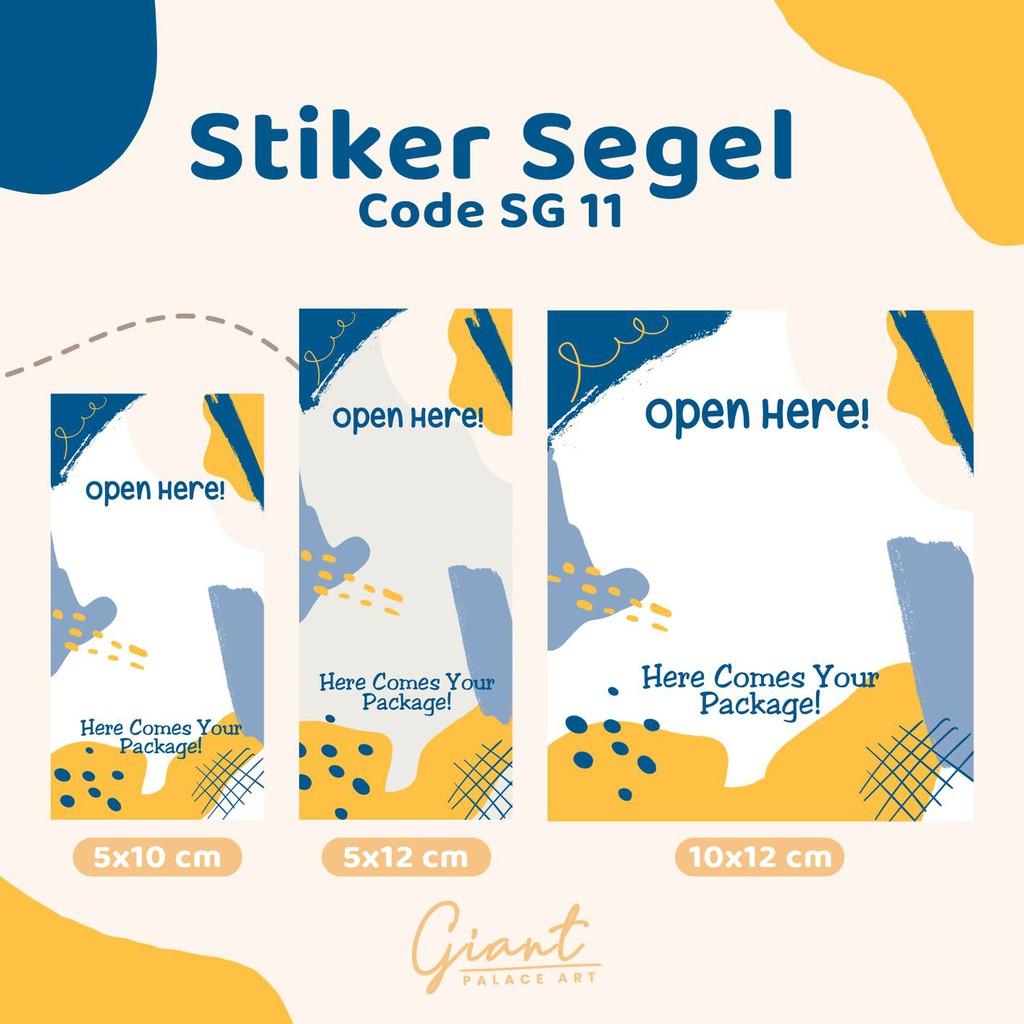 

GIANTPALACE STIKER SEGEL PACKINGAN READYSTOCK TERMURAH