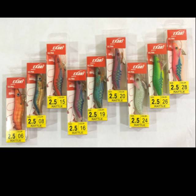Umpan cumi exori squid jig 2.5