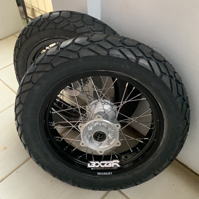 BANSET WHEELSET SUPERMOTO YAMAHA WR 155 R BAN SEMI ENDURO CORSA TERBARU