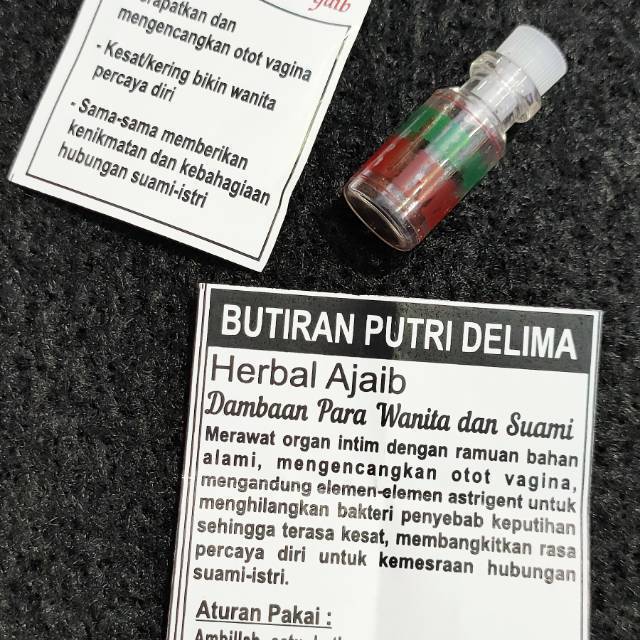 

ramuan jamu butiran Putri delima