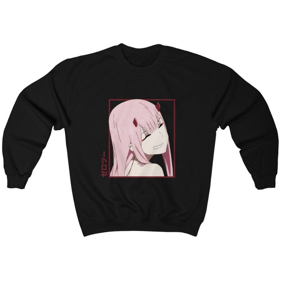 Crewneck Darling in The Franxx Anime Zero Two Manga