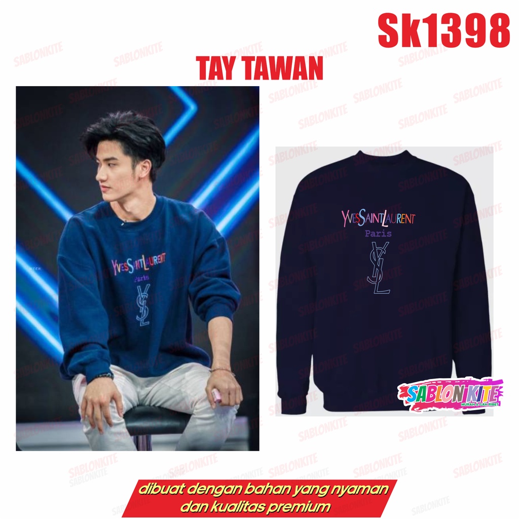 MURAH!!! SWEATER TAY TAWAN SAINT SK1398 UNISEX