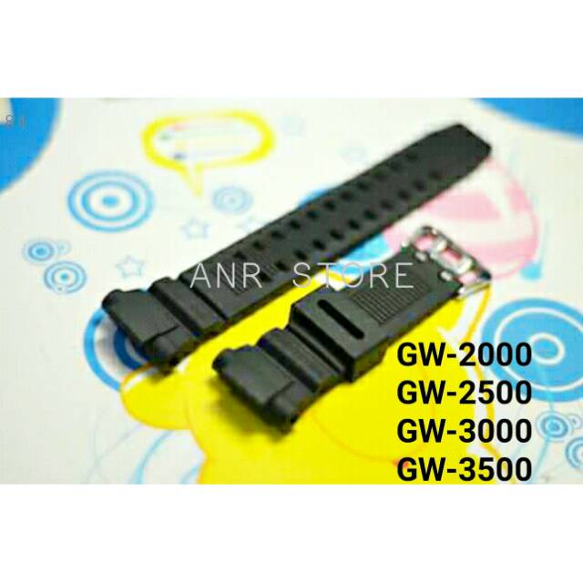 Tali Jam Tangan Casio G-Shock GW-200 GW-2500 GW-3000 GW-3500 Rubber Strap Premium