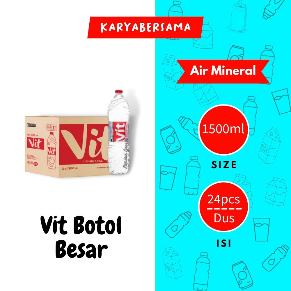 

Vit 1500 ml Isi 12 Pcs
