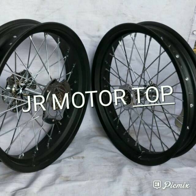 Velg paket motor Tiger Revo CBR 150R Vixion new ninja R Tromol Becak