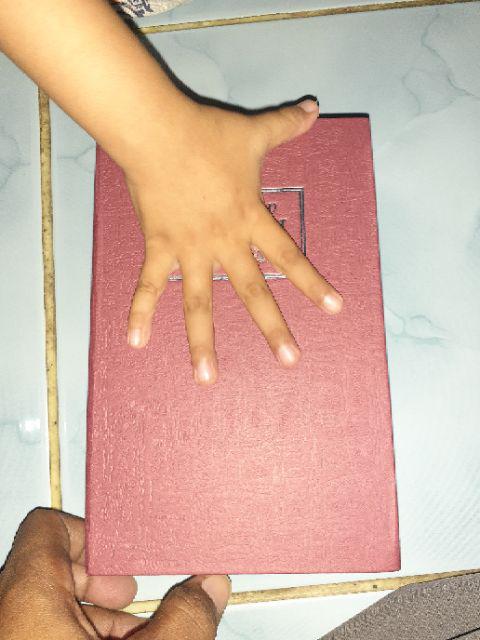 Brankas Mini Model Buku Kamus - Security Dictionary Cash Jewelry Key Lock Book Storage S Size - Red