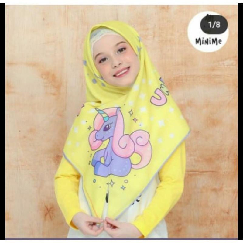 Jilbab Segi-4 Instan anak