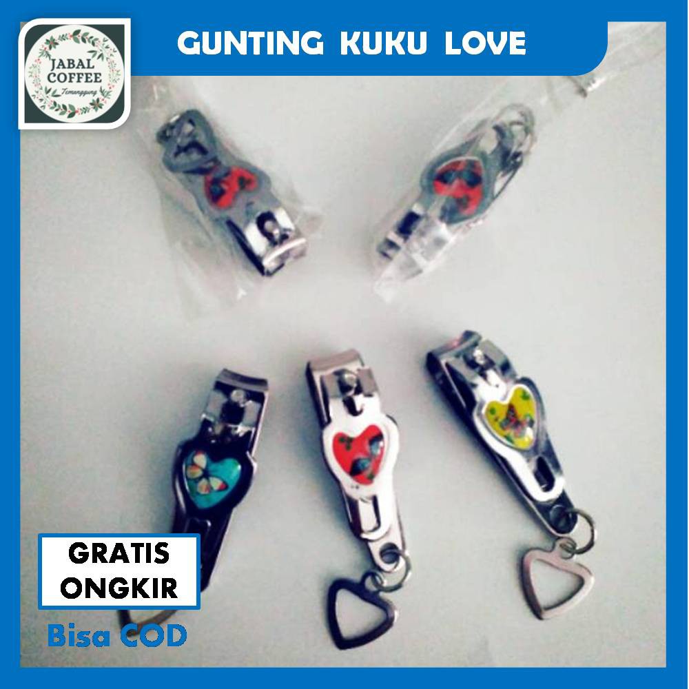 Gunting Kuku Love Besi Stainless / Gunting Kuku Love / Gunting Kuku Kecil J68